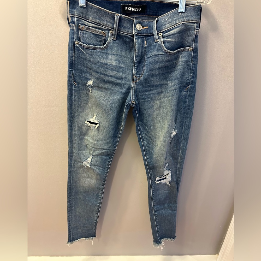 Express ankle Jean legging mid rise size 2R